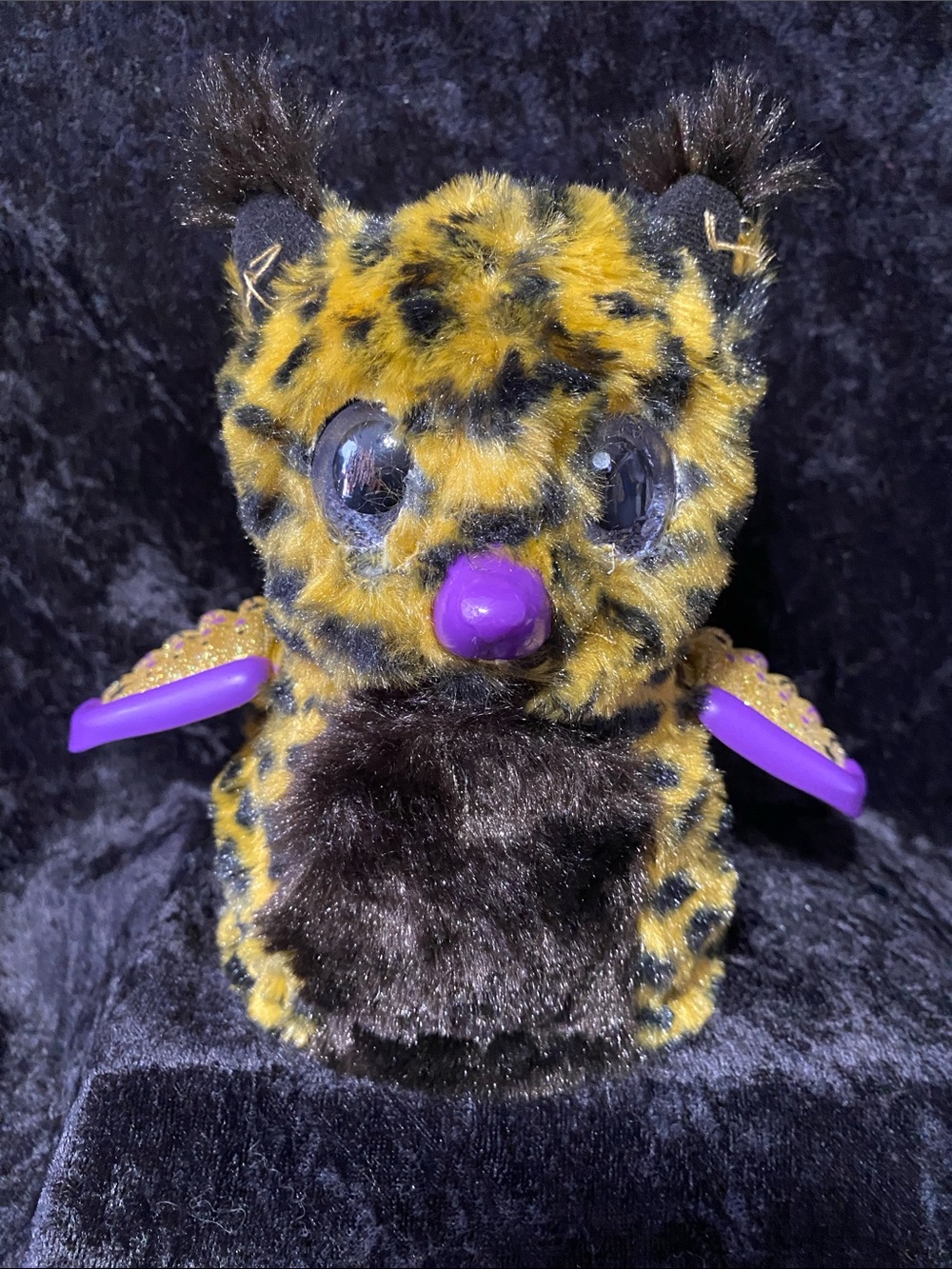 Hatchimals Leopard Purple Nose and Accents - Soft Spotty Design